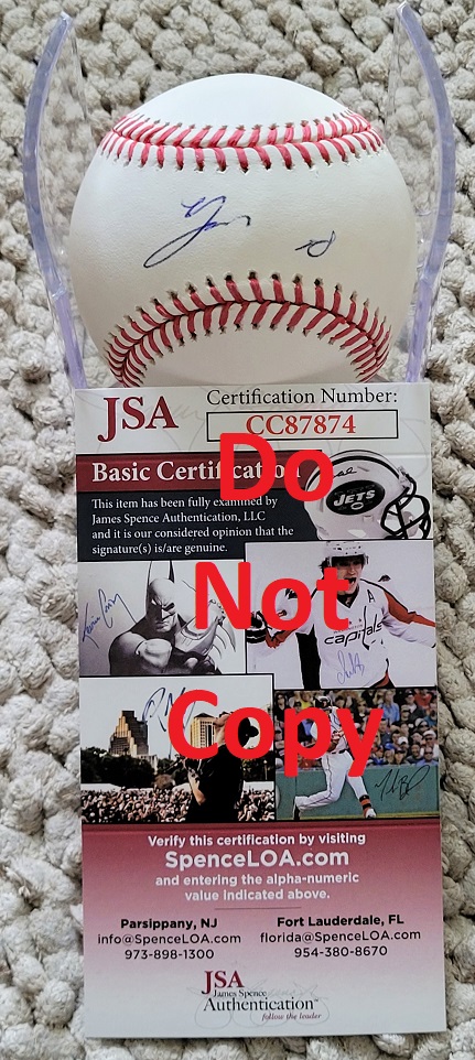 Jon Lester Autograph Auto Signed Official Rawlings NL Baseball w/  Authenticity