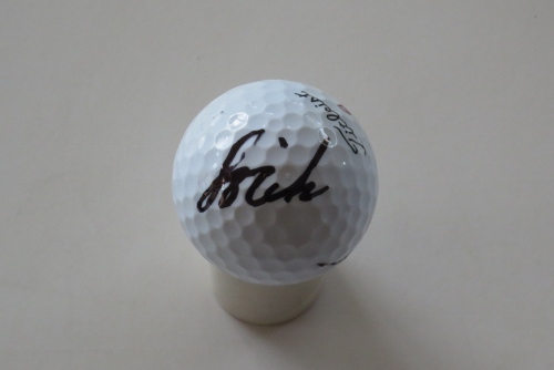 Stewart Cink Autographed Titleist Golf Ball ($10)